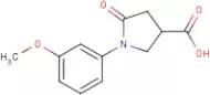 1-(3-Methoxyphenyl)-5-oxopyrrolidine-3-carboxylic acid