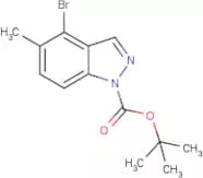 4-Bromo-5-methyl-1H-indazole, N1-BOC protected