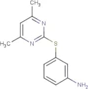 3-[(4,6-Dimethylpyrimidin-2-yl)sulphanyl]aniline
