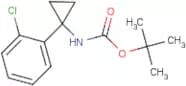 1-(2-Chlorophenyl)cyclopropan-1-amine, N-BOC protected