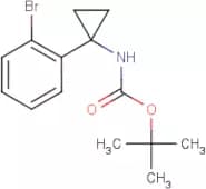 1-(2-Bromophenyl)cyclopropan-1-amine, N-BOC protected