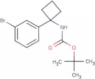 1-(3-Bromophenyl)cyclobutan-1-amine, N-BOC protected