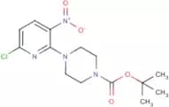 4-(6-Chloro-3-nitropyridin-2-yl)piperazine, N1-BOC protected