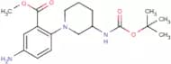 Methyl 5-amino-2-{3-[(tert-butoxycarbonyl)amino]piperidin-1-yl}benzoate