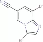 3,8-Dibromoimidazo[1,2-a]pyridine-6-carbonitrile