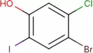 4-Bromo-5-chloro-2-iodophenol