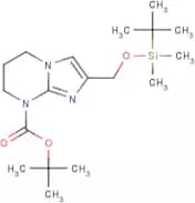 2-({[tert-Butyl(dimethyl)silyl]oxy}methyl)-6,7-dihydroimidazo[1,2-a]pyrimidine, N8-BOC protected