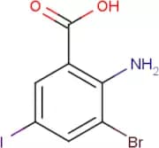 2-Amino-3-bromo-5-iodobenzoic acid