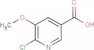 6-Chloro-5-methoxynicotinic acid