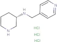 (3S)-3-{[(Pyridin-4-yl)methyl]amino}piperidine trihydrochloride