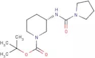 (3S)-3-{[(Pyrrolidin-1-yl)carbonyl]amino}piperidine, N1-BOC protected