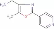 1-(5-Methyl-2-pyridin-4-yl-1,3-oxazol-4-yl)methylamine