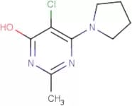 5-Chloro-4-hydroxy-2-methyl-6-(pyrrolidin-1-yl)pyrimidine