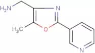 1-(5-Methyl-2-pyridin-3-yl-1,3-oxazol-4-yl)methylamine