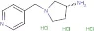 (3R)-3-Amino-1-[(pyridin-4-yl)methyl]pyrrolidine trihydrochloride
