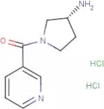 [(3R)-3-Aminopyrrolidin-1-yl](pyridin-3-yl)methanone dihydrochloride