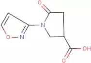 1-Isoxazol-3-yl-5-oxopyrrolidine-3-carboxylic acid