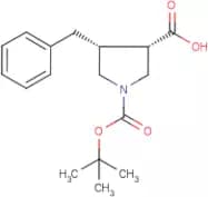 (3R,4R)-4-Benzylpyrrolidine-3-carboxylic acid, N-BOC protected
