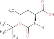 (2S)-2-Aminopentanoic acid, N-BOC protected