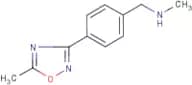 N-Methyl-1-[4-(5-methyl-1,2,4-oxadiazol-3-yl)phenyl]methylamine