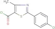 2-(4-Chlorophenyl)-4-methyl-1,3-thiazole-5-carbonyl chloride