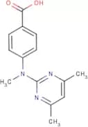 4-[(4,6-Dimethylpyrimidin-2-yl)(methyl)amino]benzoic acid
