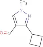 3-Cyclobutyl-1-methyl-1H-pyrazole-4-carbaldehyde
