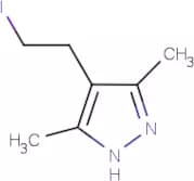 3,5-Dimethyl-4-(2-iodoethyl)-1H-pyrazole