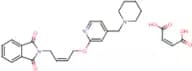 (Z)-but-2-Enedioic acid 2-[(Z)-4-[4-(piperidin-1-ylmethyl)pyridin-2-yl]oxybut-2-enyl]isoindole-1,3…