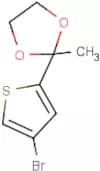 2-(4-Bromothiophen-2-yl)-2-methyl-1,3-dioxolane