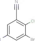 3-Bromo-2-chloro-5-iodobenzonitrile