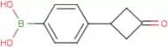 3-(4-Boronophenyl)cyclobutanone