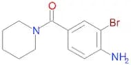 2-Bromo-4-(piperidin-1-ylcarbonyl)aniline
