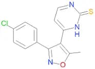 4-[3-(4-Chlorophenyl)-5-methyl-4-isoxazolyl]-2-pyrimidinethiol, 90%