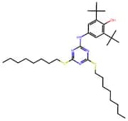 2,4-Bis-(octylthio)-6-(3,5-di-tert-butyl-4-hydroxyanilino)-1,3,5-triazine