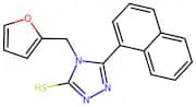 4-(2-furylmethyl)-5-(1-naphthyl)-4H-1,2,4-triazole-3-thiol
