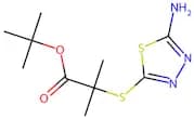 tert-Butyl 2-[(5-amino-1,3,4-thiadiazol-2-yl)thio]-2-methylpropanoate