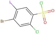 4-Bromo-2-chloro-5-iodobenzenesulfonyl chloride