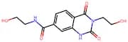 N,3-Bis(2-hydroxyethyl)-2,4-dioxo-1,2,3,4-tetrahydroquinazoline-7-carboxamide