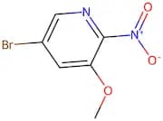 3-Bromo-5-methoxy-6-nitropyridine