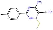 4-Amino-2-(4-methylphenyl)-6-(methylthio)pyrimidine-5-carbonitrile