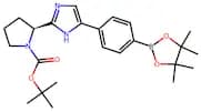 (S)-tert-Butyl 2-(5-(4-(4,4,5,5-tetramethyl-1,3,2-dioxaborolan-2-yl)phenyl)-1H-imidazol-2-yl)pyrro…