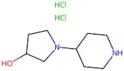 1-(Piperidin-4-yl)pyrrolidin-3-ol dihydrochloride