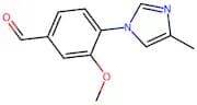 3-Methoxy-4-(4-methyl-1H-imidazol-1-yl)benzaldehyde