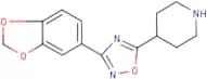 4-[3-(1,3-Benzodioxol-5-yl)-1,2,4-oxadiazol-5-yl]piperidine