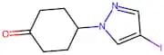 4-(4-Iodo-1H-pyrazol-1-yl)cyclohexanone
