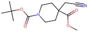 1-(tert-Butyl) 4-methyl 4-(cyanomethyl)piperidine-1,4-dicarboxylate