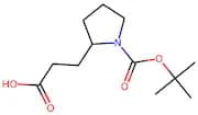 3-[1-[(2-Methylpropan-2-yl)oxycarbonyl]pyrrolidin-2-yl]propanoic acid