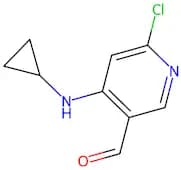 6-Chloro-4-(cyclopropylamino)nicotinaldehyde