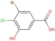 3-Bromo-4-chloro-5-hydroxybenzoic acid